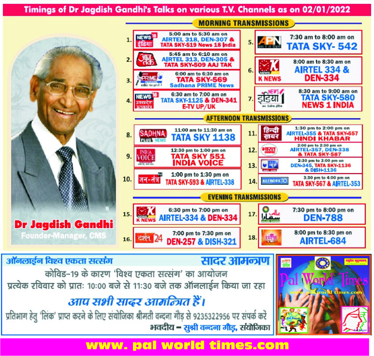 Dr. Jagdish Gandhi, CM